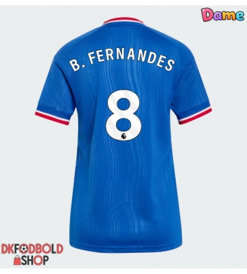 Manchester United Bruno Fernandes #8 Udebanetrøje Dame 2026-27 Kort ærmer